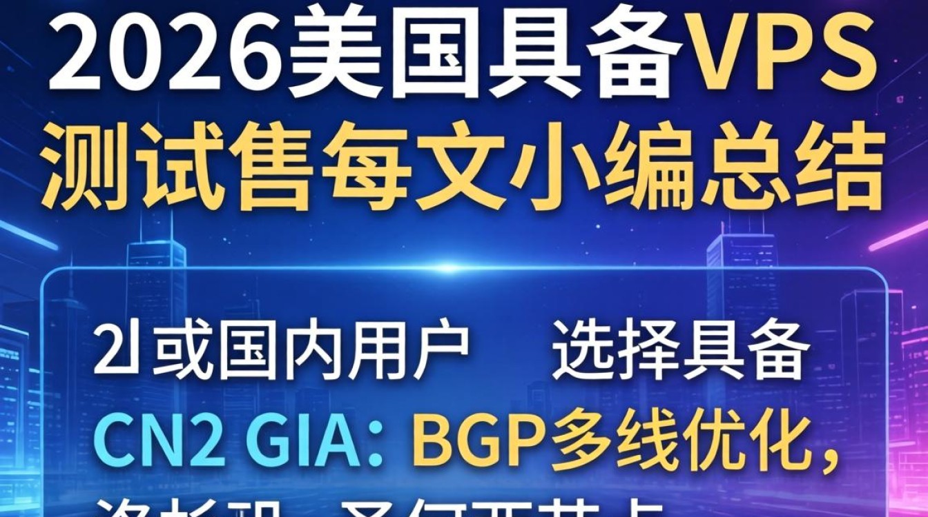 美国VPS测评，实测体验与数据对比，美国VPS哪个好用？