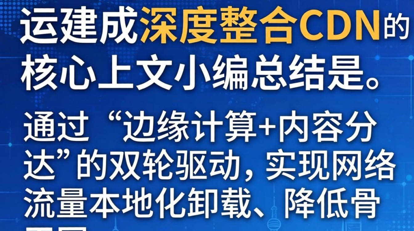 运营商使用cdn加速，运营商使用cdn加速有什么作用