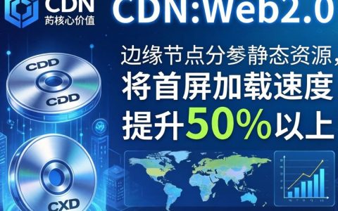 cdn对web2.0有什么作用,cdn加速原理