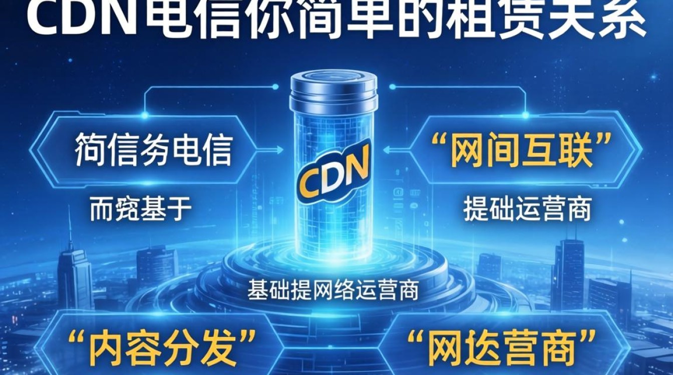 cdn与电信的关系是什么，CDN加速原理