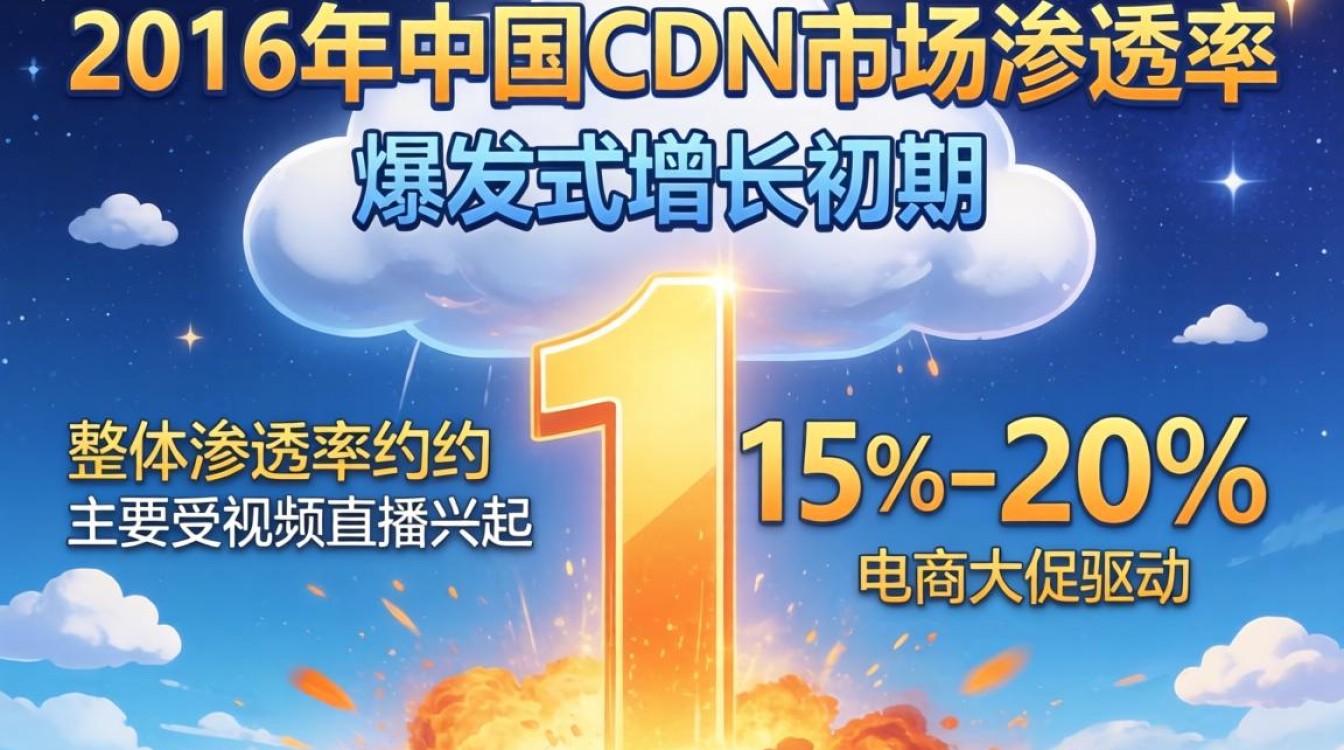 2016 cdn市场渗透率是多少，cdn市场渗透率