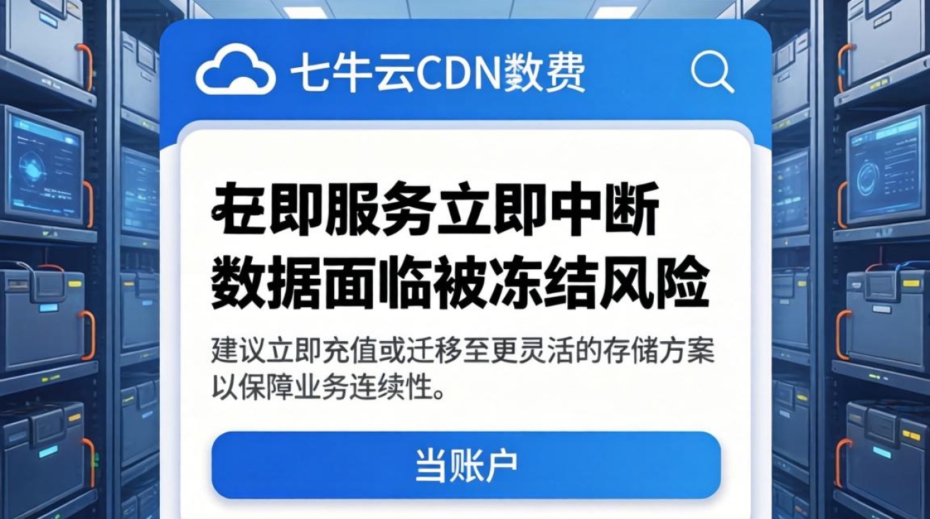 七牛cdn欠费了怎么办？七牛云欠费处理