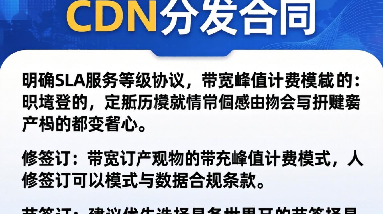 签订cdn分发合同 签订cdn分发合同