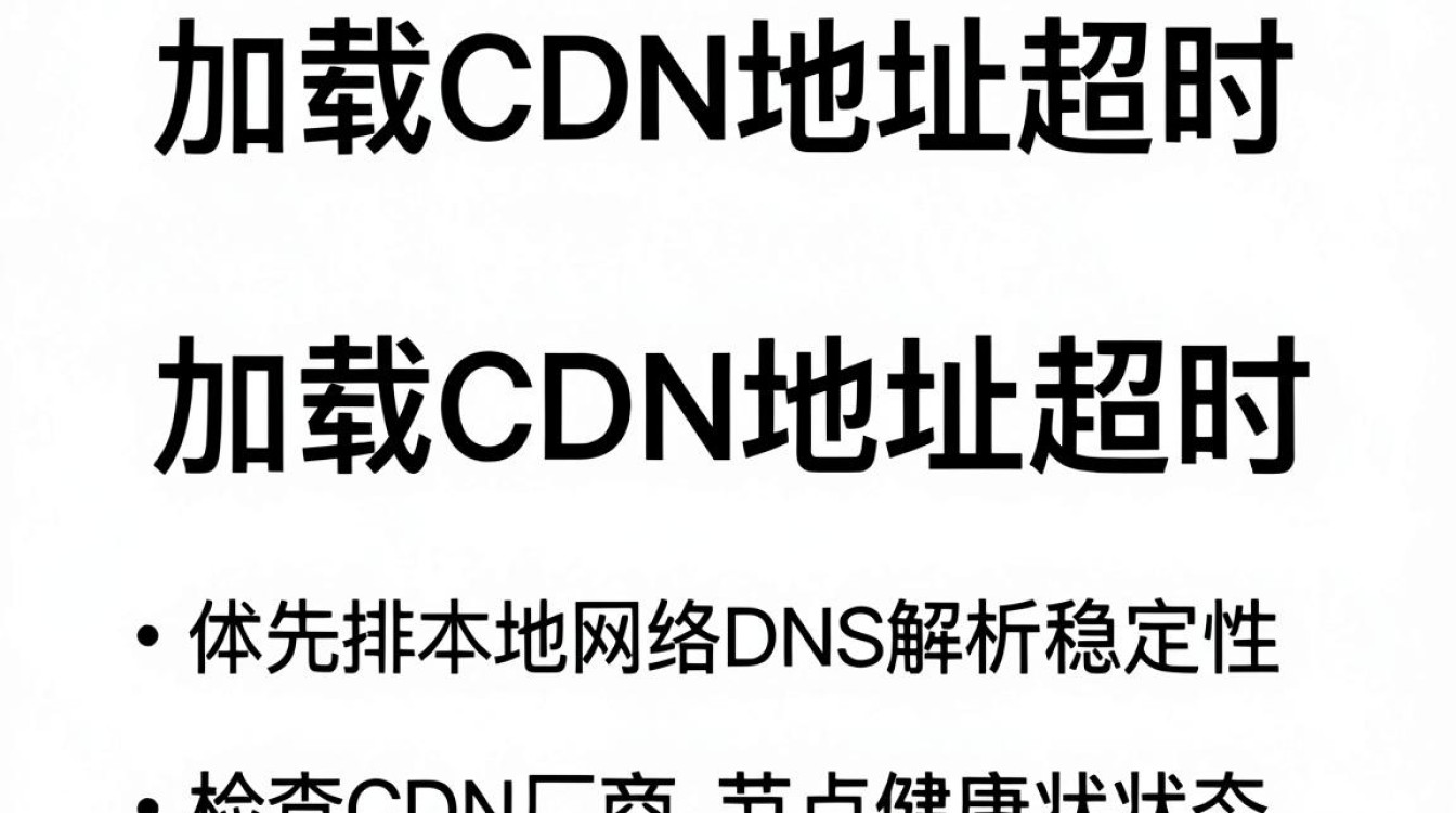 加载cdn地址超时怎么办？cdn加载超时解决方法