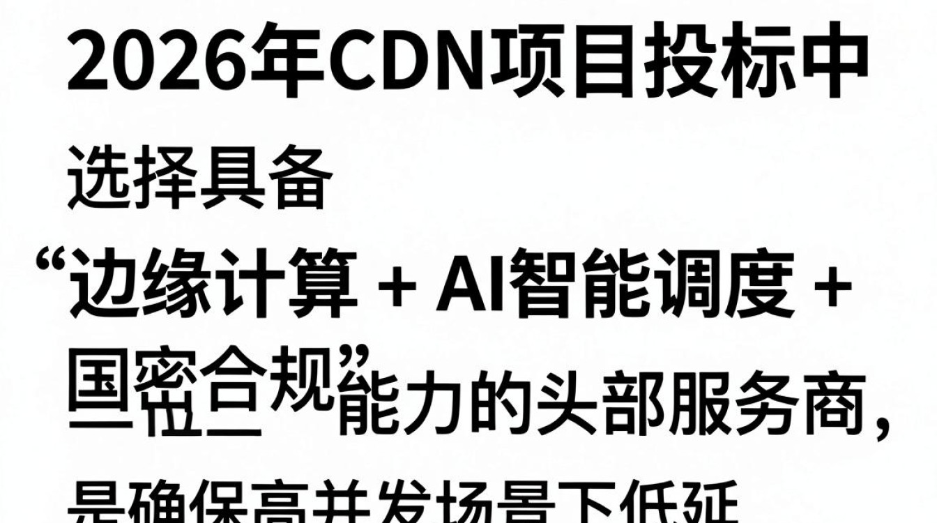 cdn项目投标素材，如何获取高质量cdn项目投标素材