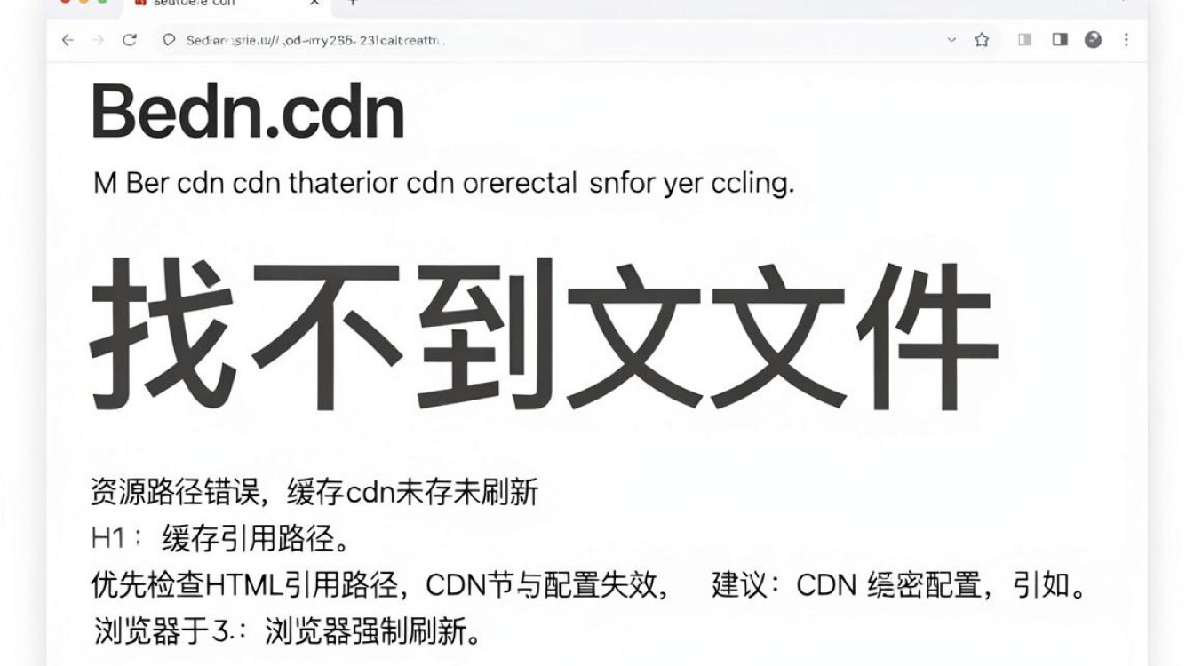 找不到文件cdn怎么回事，cdn找不到文件怎么解决