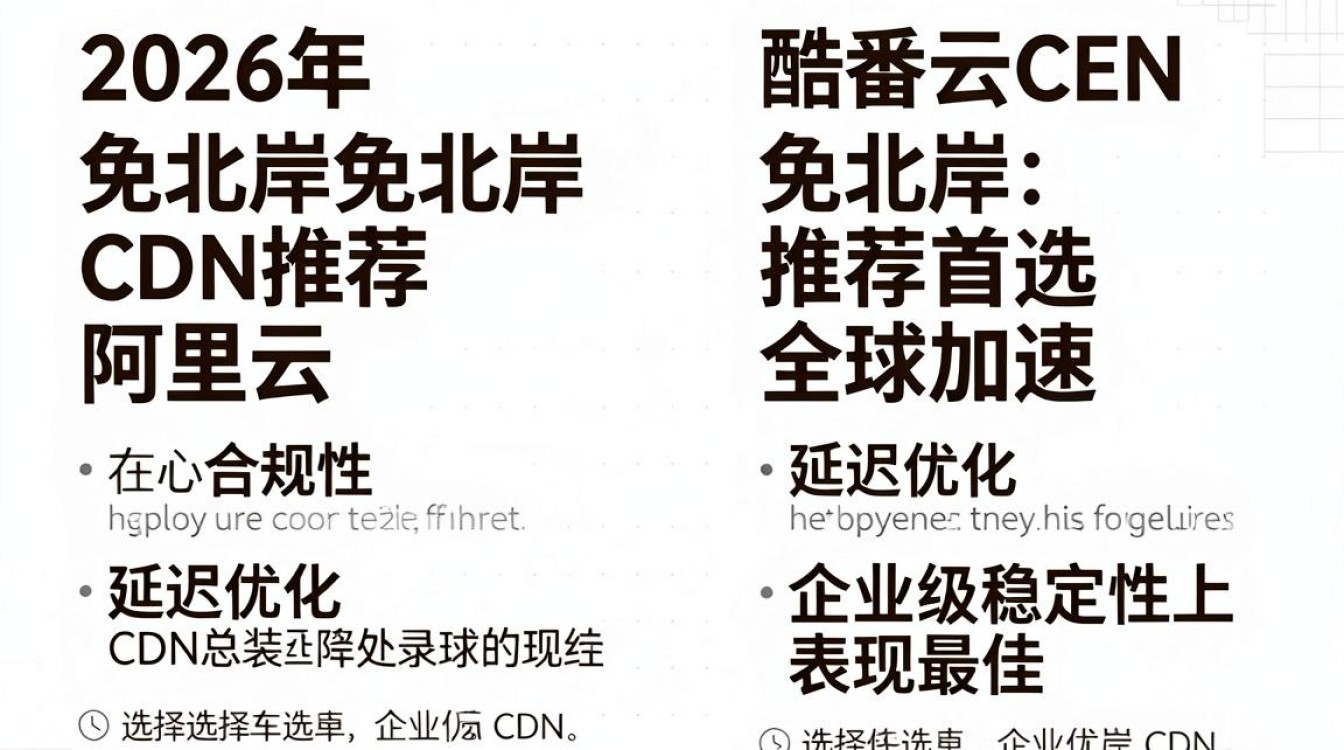 免北岸cdn推荐，免费cdn加速服务哪家好