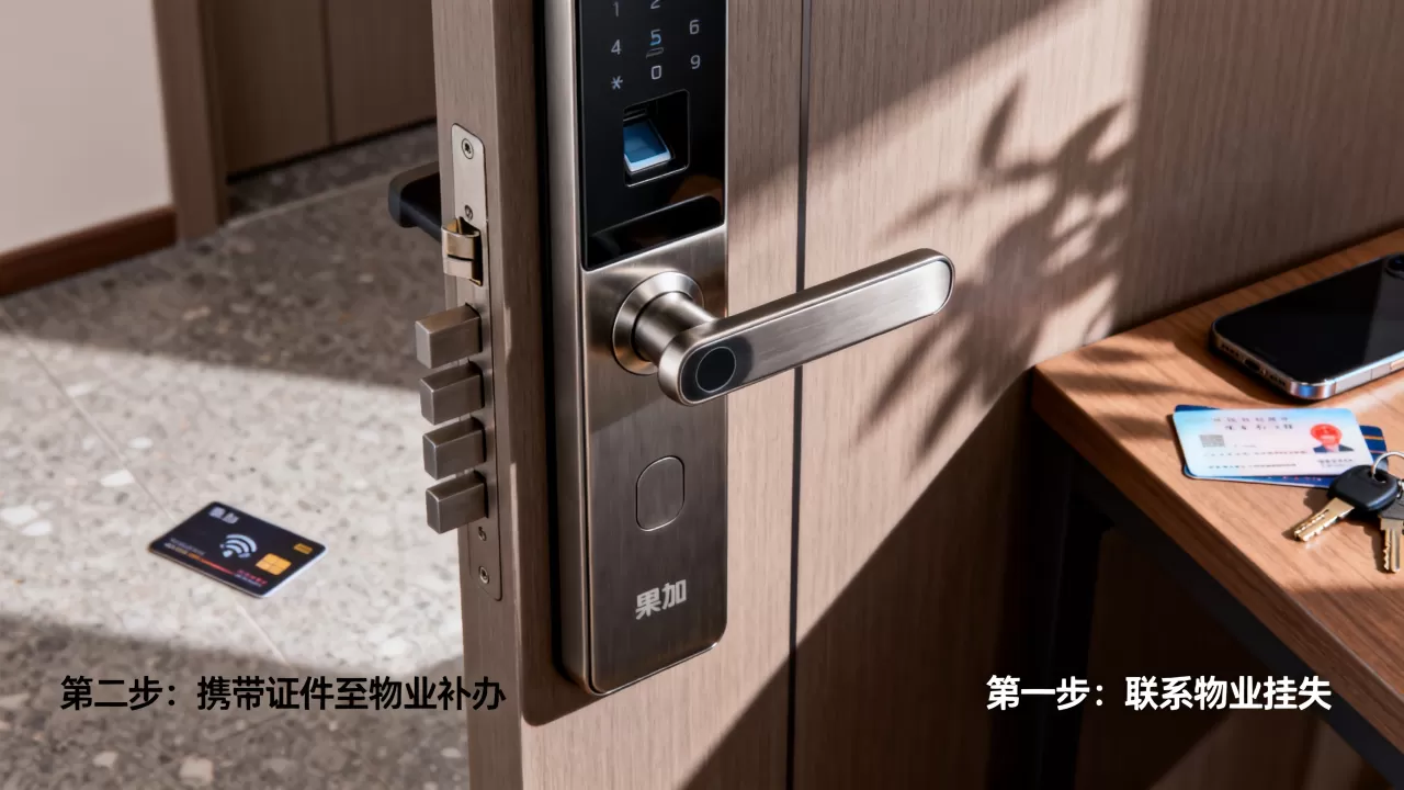 果加智能锁门禁卡丢了怎么办，门禁卡丢失怎么补办