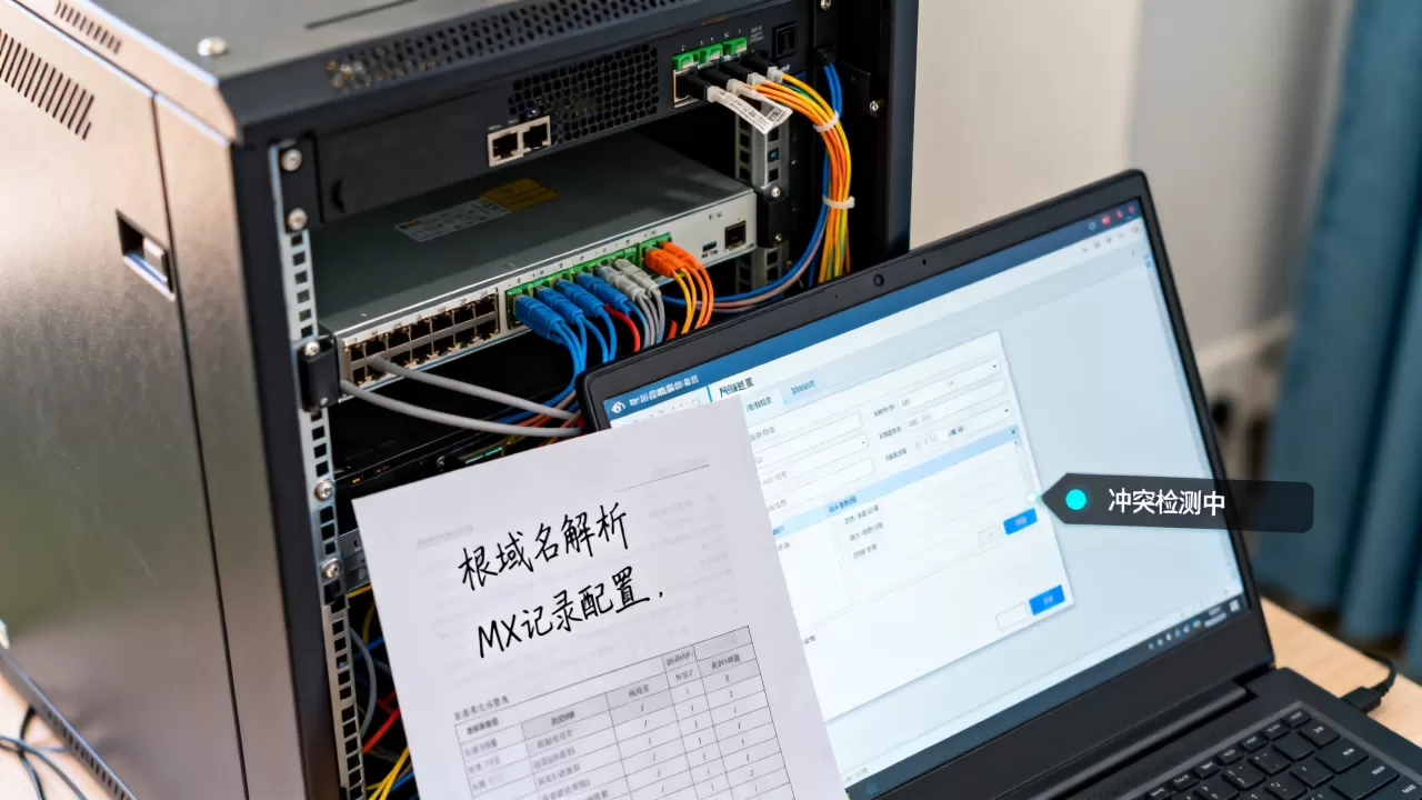 根域名和mx记录冲突怎么办？根域名与MX记录冲突