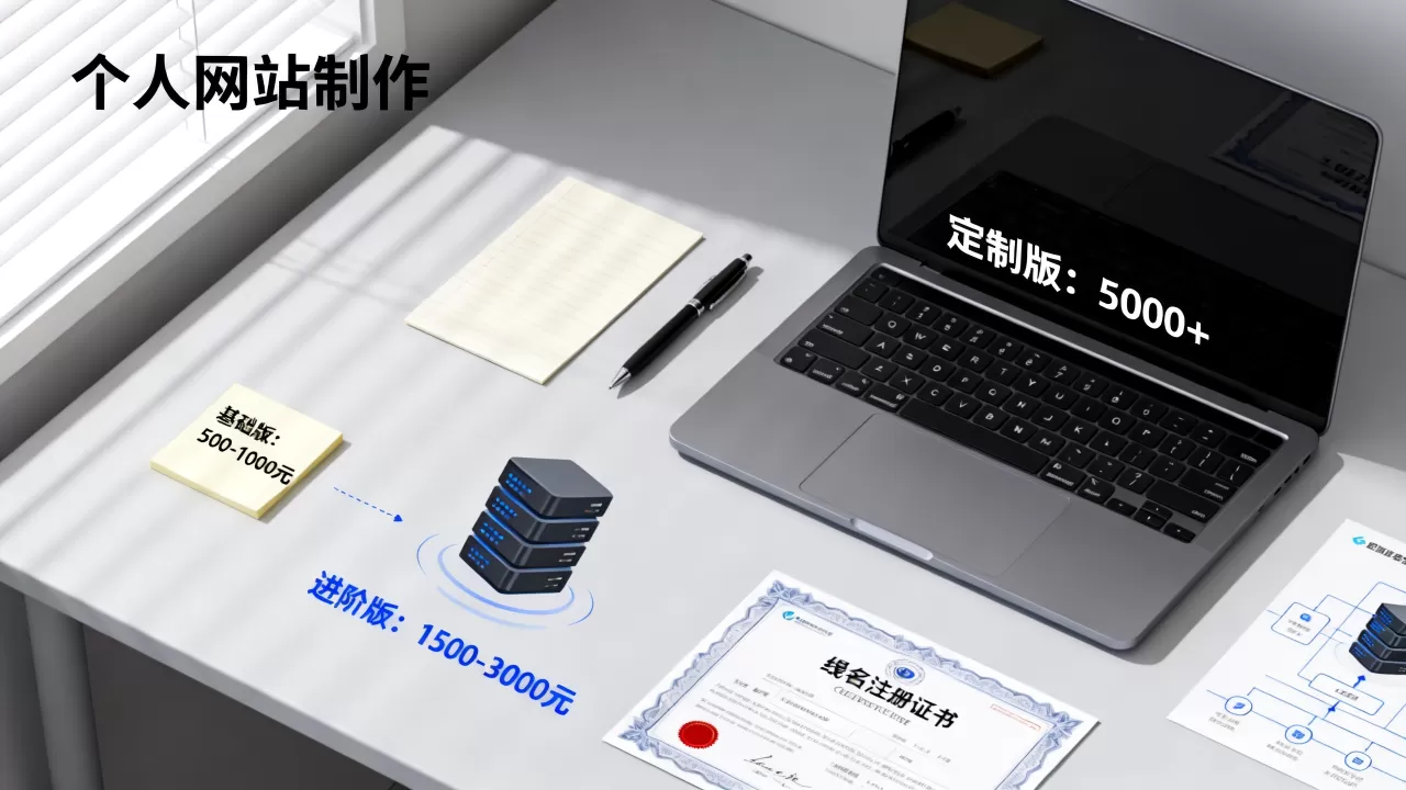 个人网站制作多少钱，建一个网站要多少钱