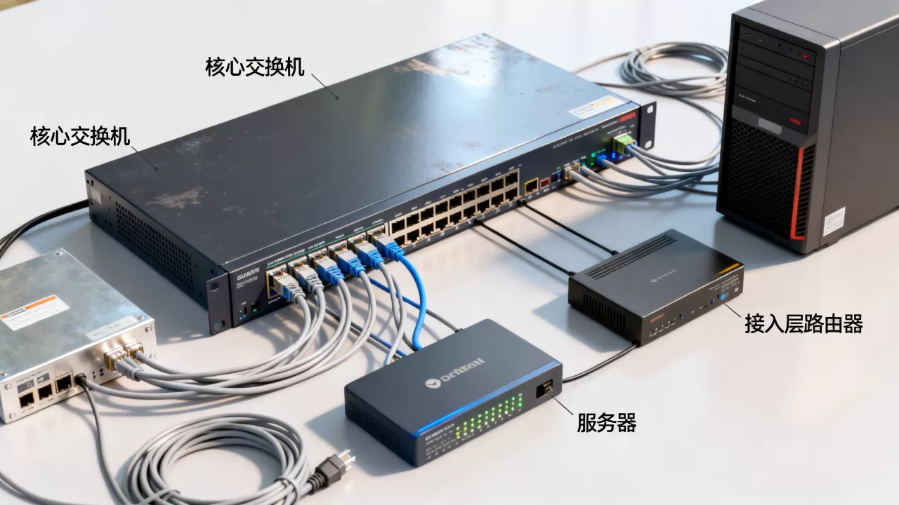 如何构建校园网网络拓扑图，校园网拓扑图设计
