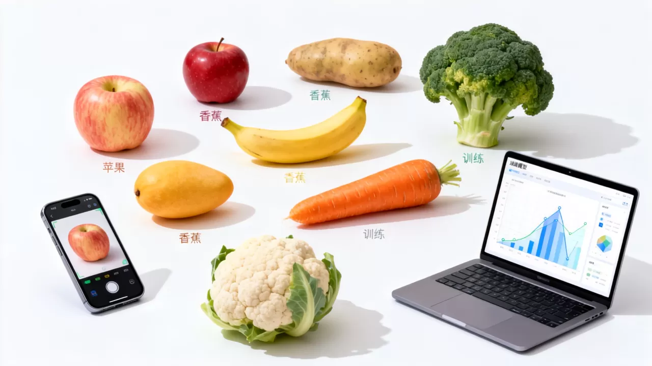 果蔬图像识别下载哪个好用？如何训练高精度识别模型