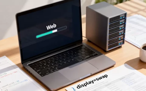 海外服务器Web字体加载卡顿?display swap设置怎么解决