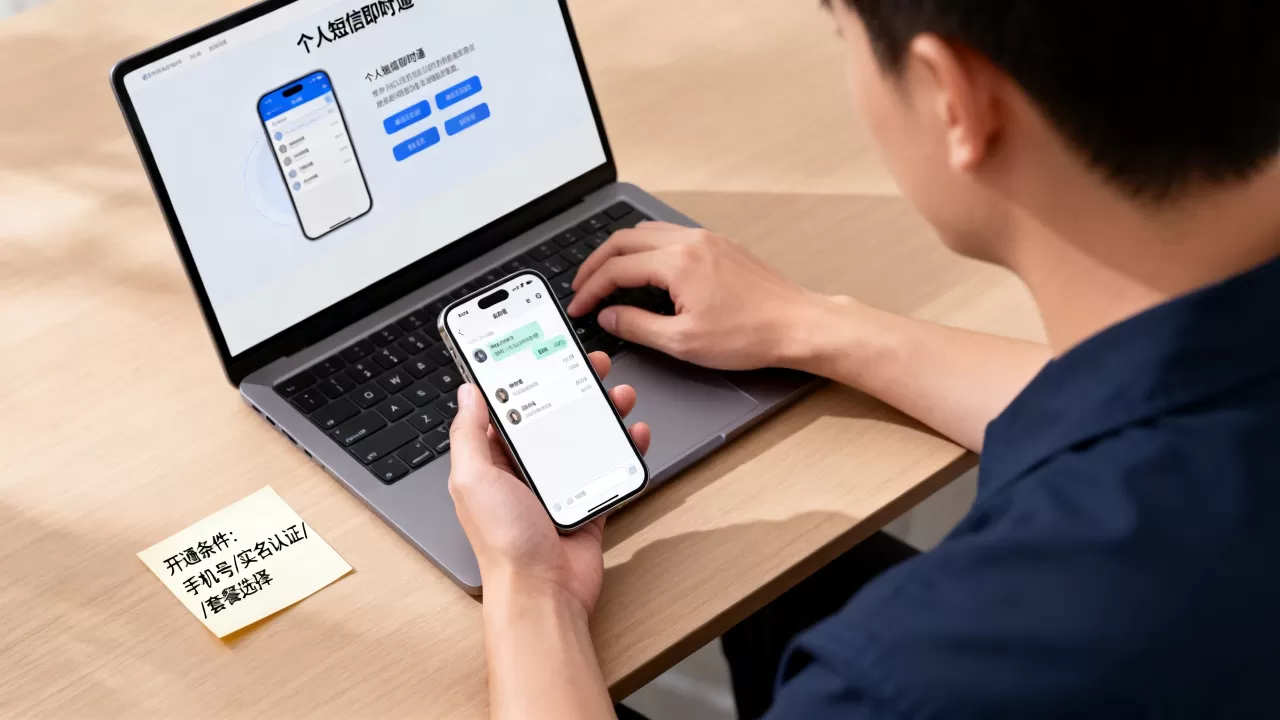 个人短信即时通是什么？开通个人短信即时通需要哪些条件