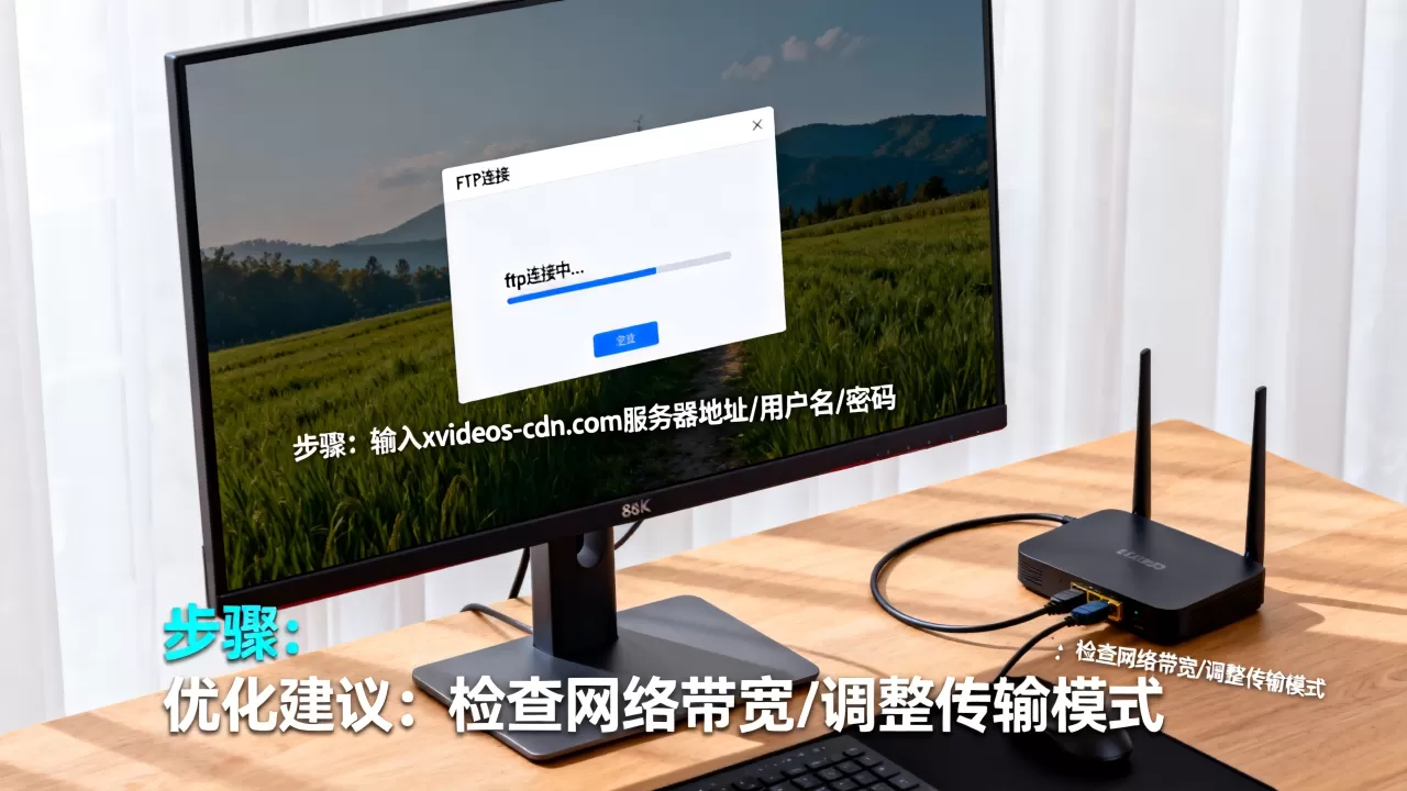 xvideos-cdn.com ftp怎么连接？ftp上传下载速度慢怎么办