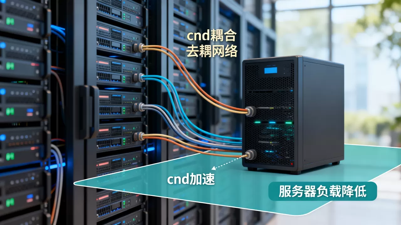 cdn耦合去耦网络是什么？cdn加速如何降低服务器负载