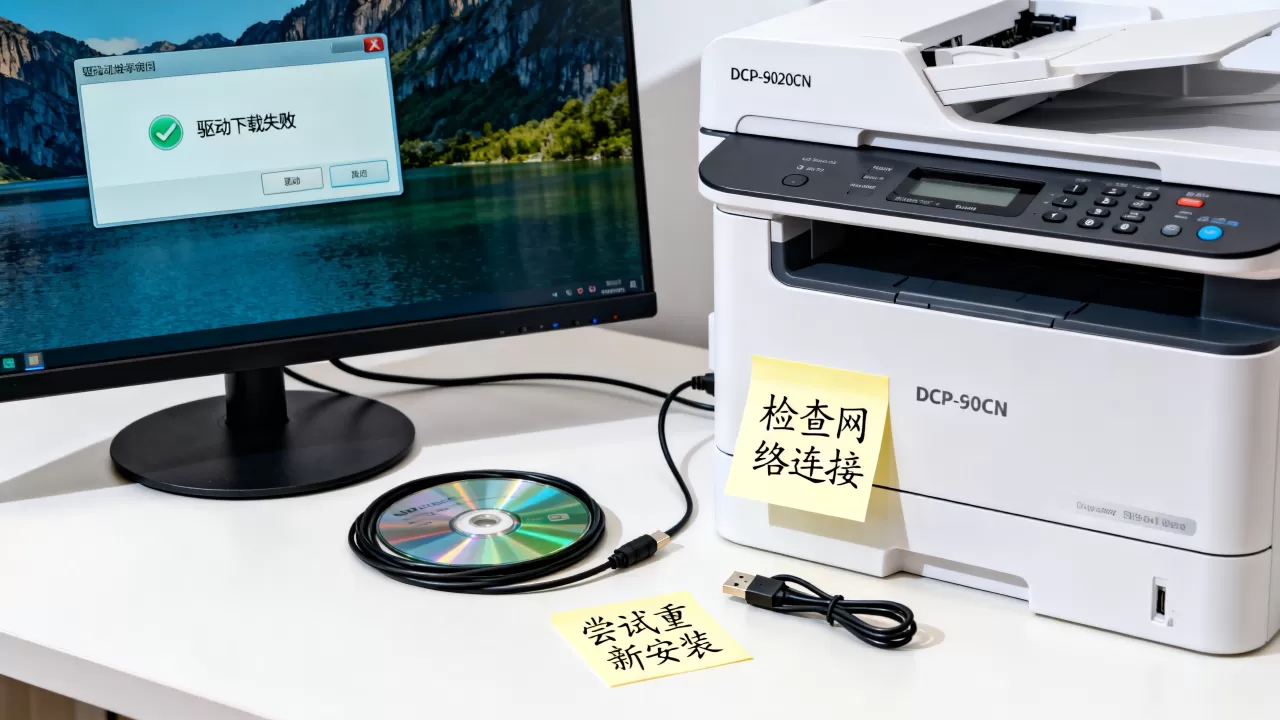 dcp-9020cdn驱动下载失败怎么办?打印机驱动怎么安装 dcp-9020cdn驱动下载失败怎么办?打印机驱动怎么安装