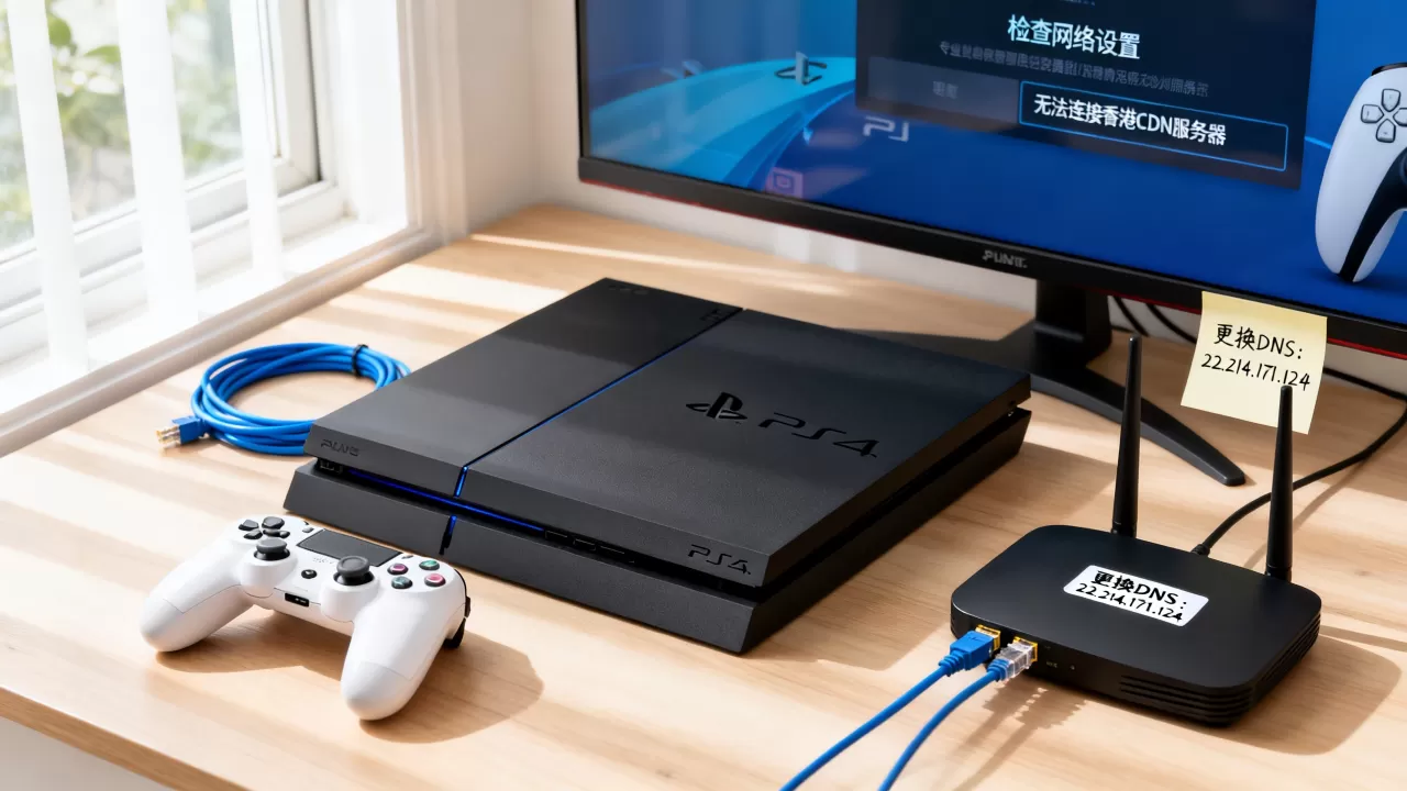 PS4香港CDN连不上怎么办？PS4加速器哪个好用