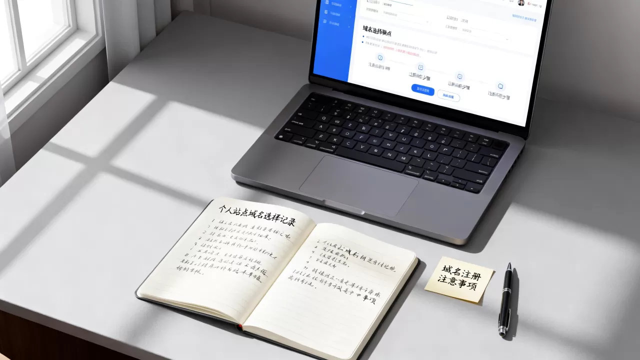 个人站点域名怎么选？个人网站域名注册流程