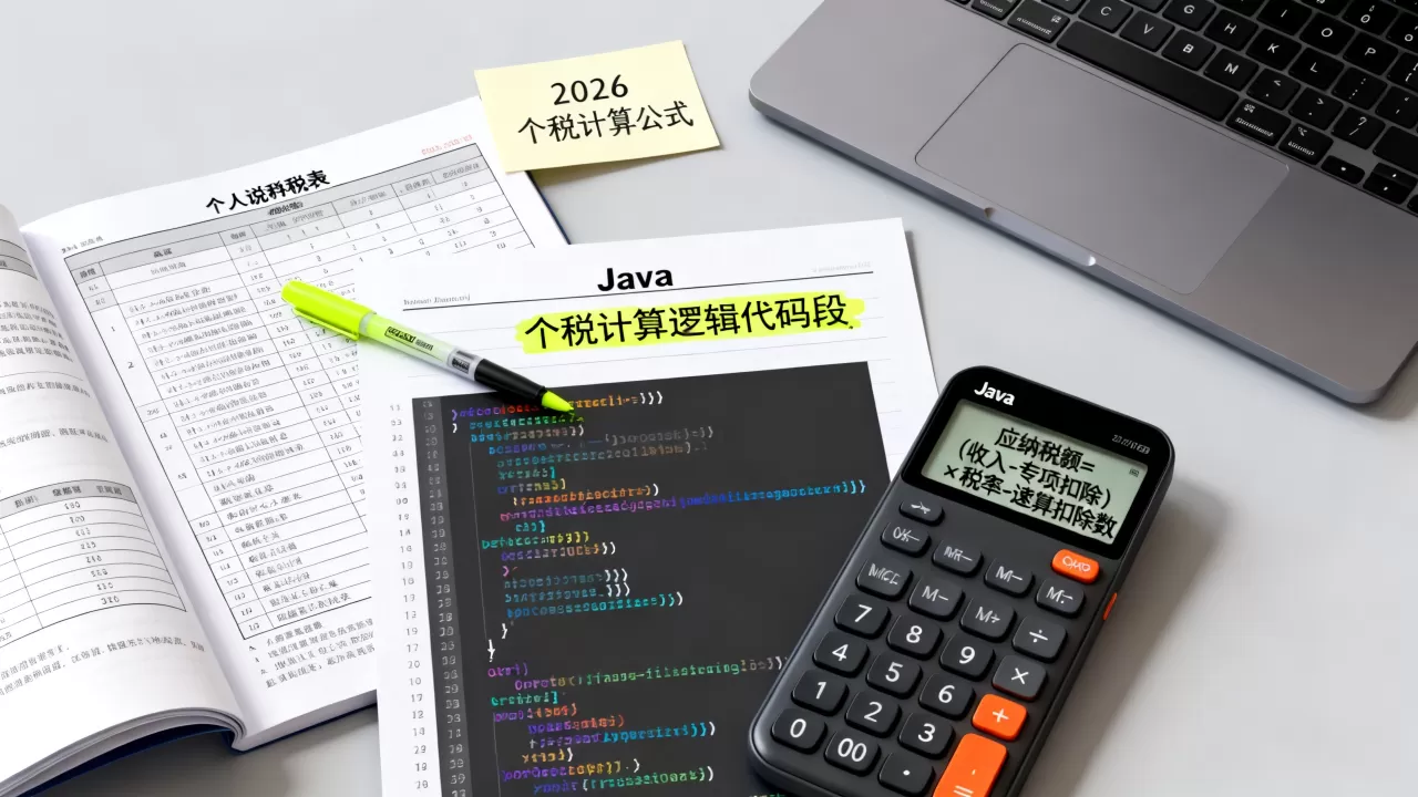 个人税率税表java怎么用？2026最新个税计算公式