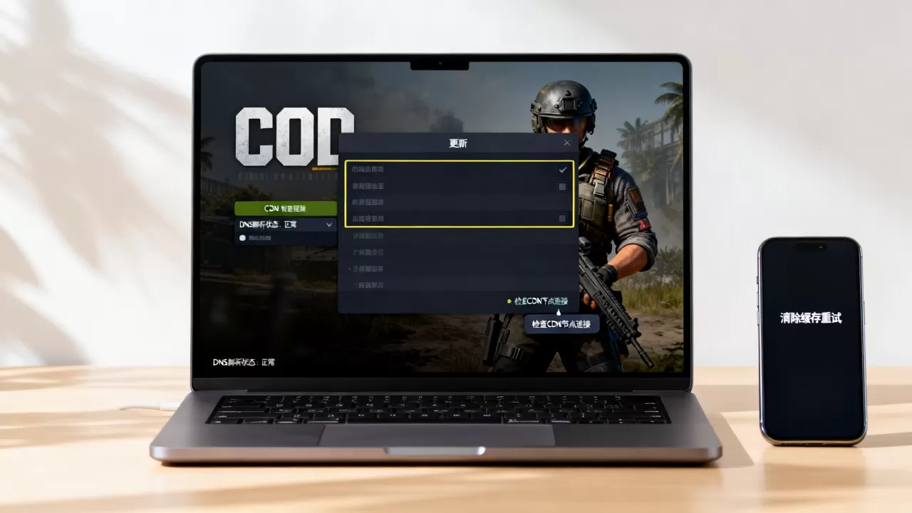 cod更新摄取cdn怎么操作？cod更新后无法加载资源