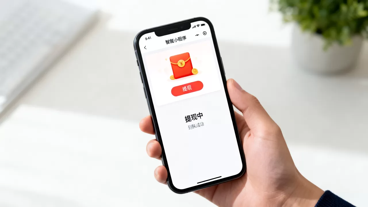 感受智能小程序领红包真的能提现吗？智能小程序领红包靠谱吗