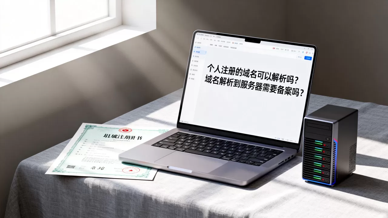 个人注册的域名可以解析吗？域名解析到服务器需要备案吗