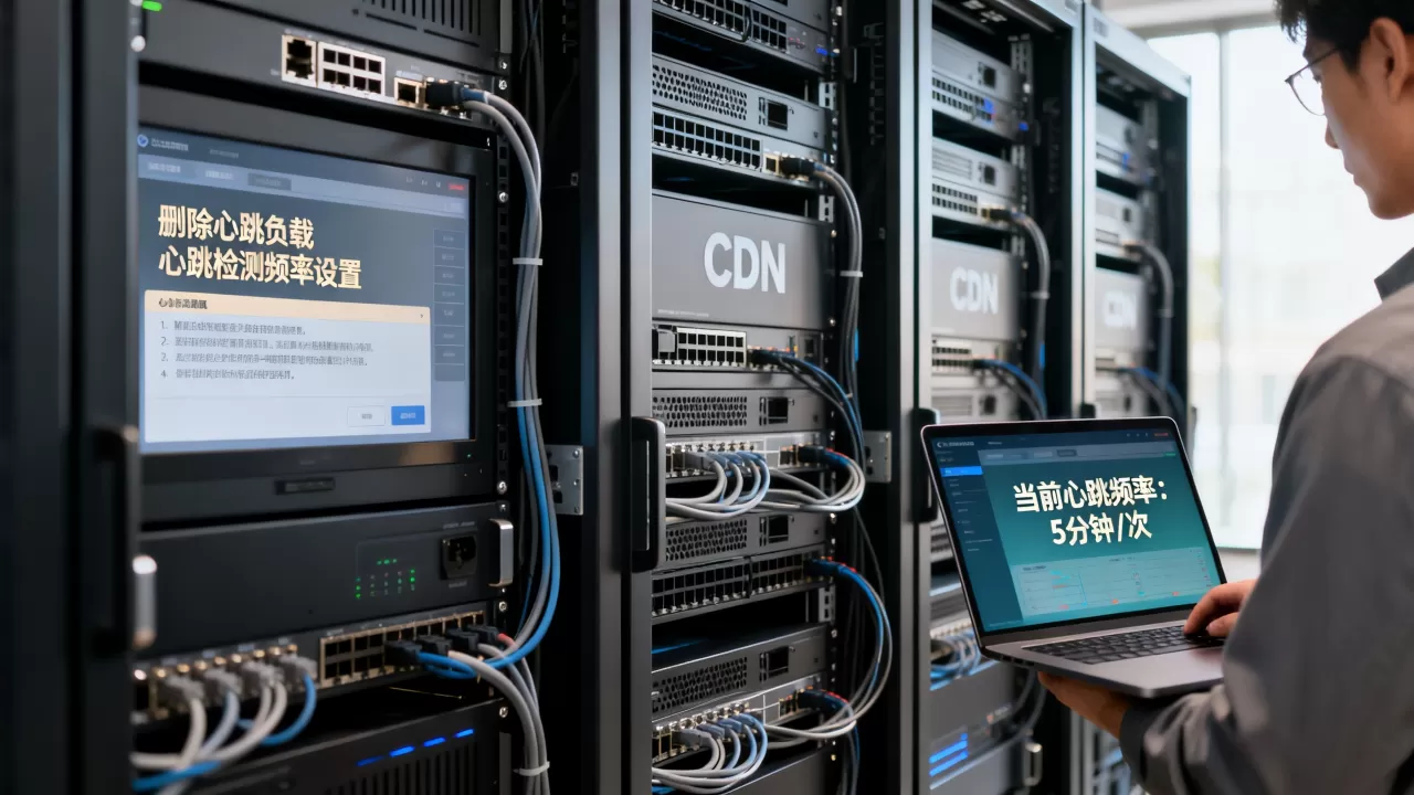 cdn删除心跳负载怎么操作？cdn心跳检测频率设置
