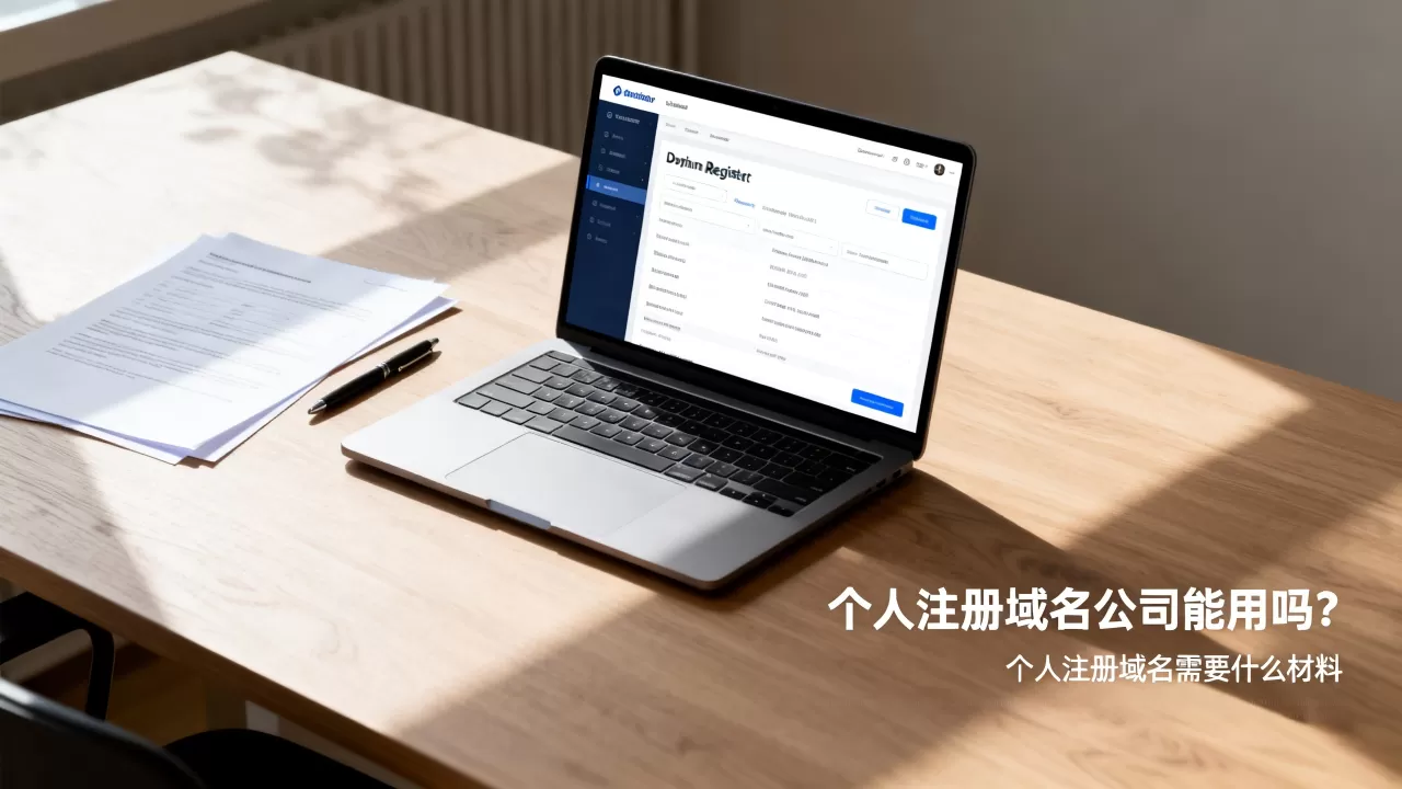 个人注册域名公司能用吗？个人注册域名需要什么材料