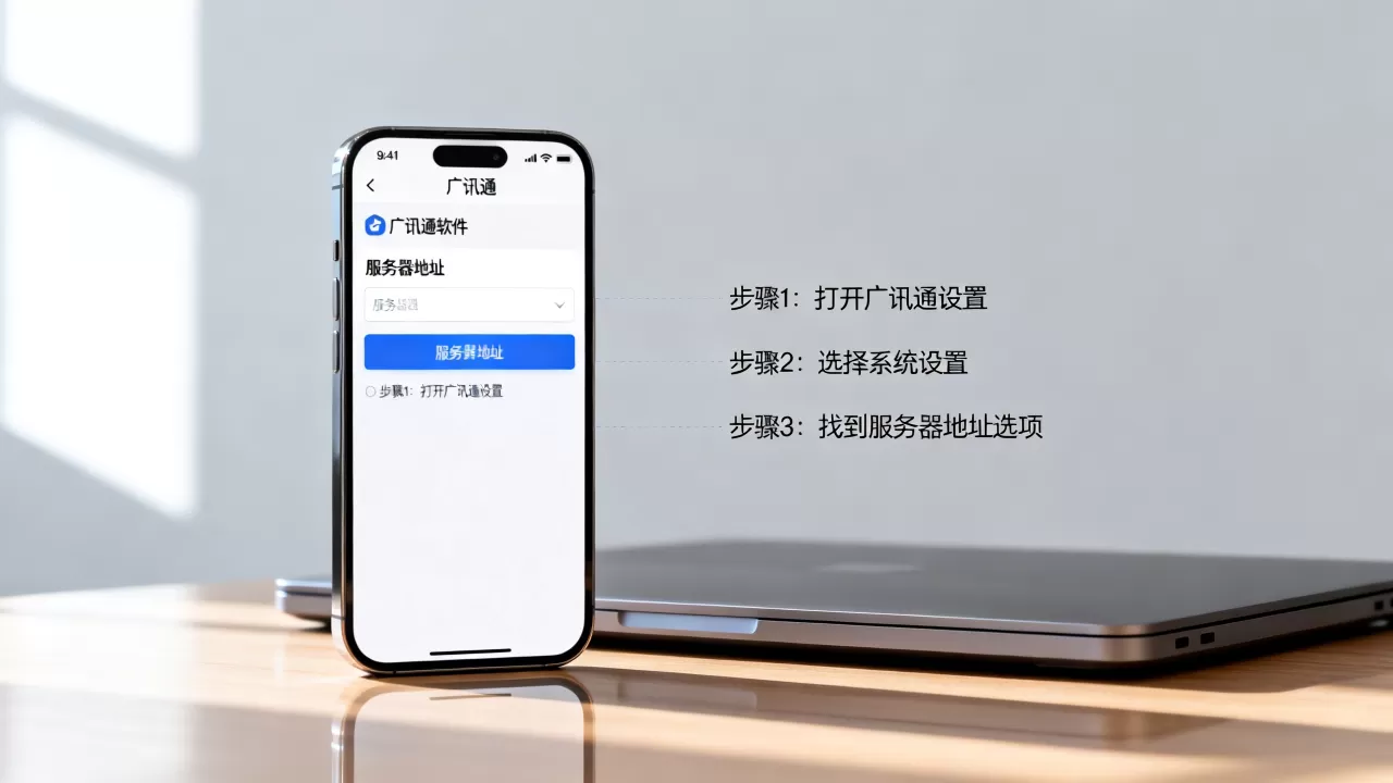 广讯通服务器地址怎么查？广讯通怎么设置服务器地址