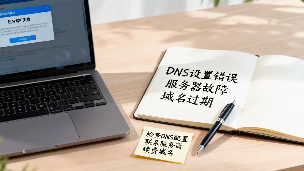 个人注册域名解析失败怎么办？域名解析失败常见原因及解决方法