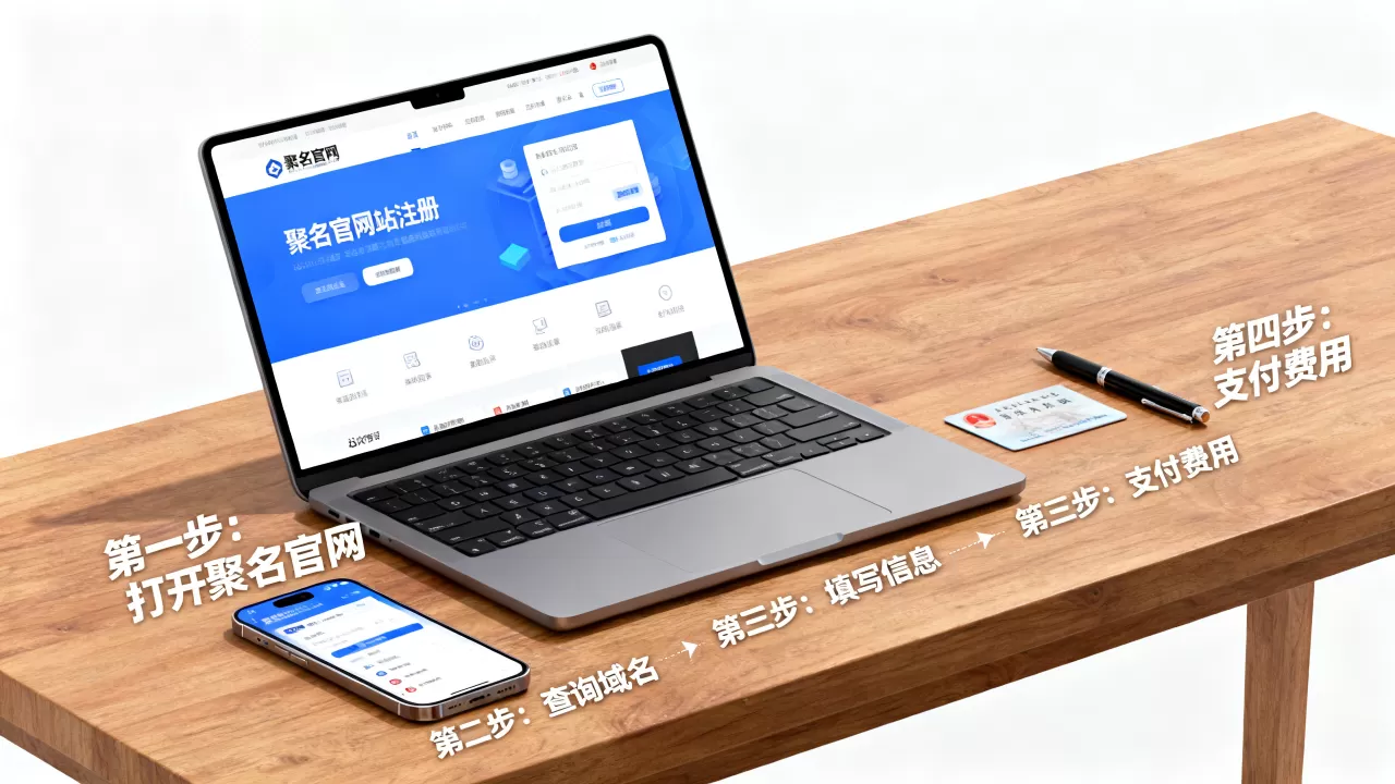 个人怎么在聚名注册域名?域名注册流程及费用详解 个人怎么在聚名注册域名?域名注册流程及费用详解