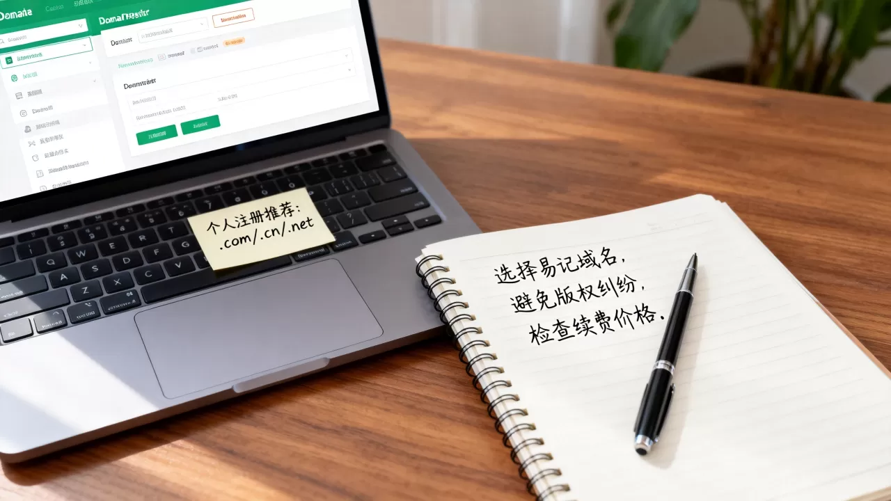 个人注册什么域名最好？注册域名有什么注意事项