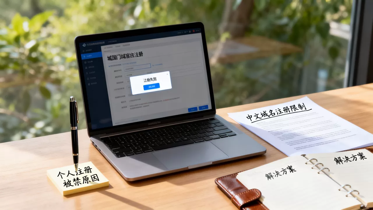 个人注册中文域名为何被禁？个人注册中文域名被禁怎么办