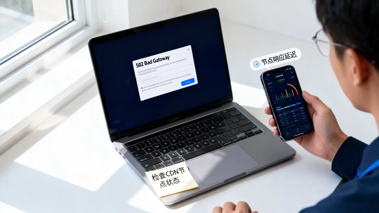 国外cdn报错502怎么办？如何解决502 bad gateway