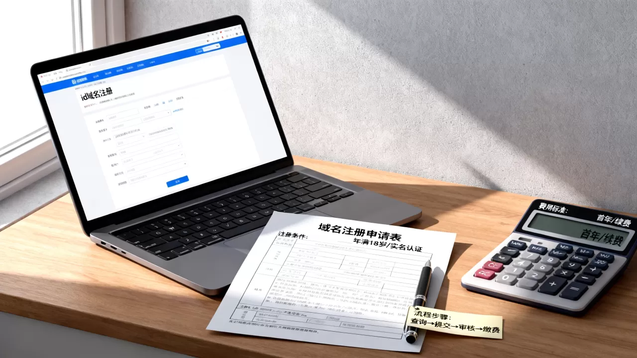 个人注册id域名需要什么条件?id域名注册流程及费用详解 个人注册id域名需要什么条件?id域名注册流程及费用详解