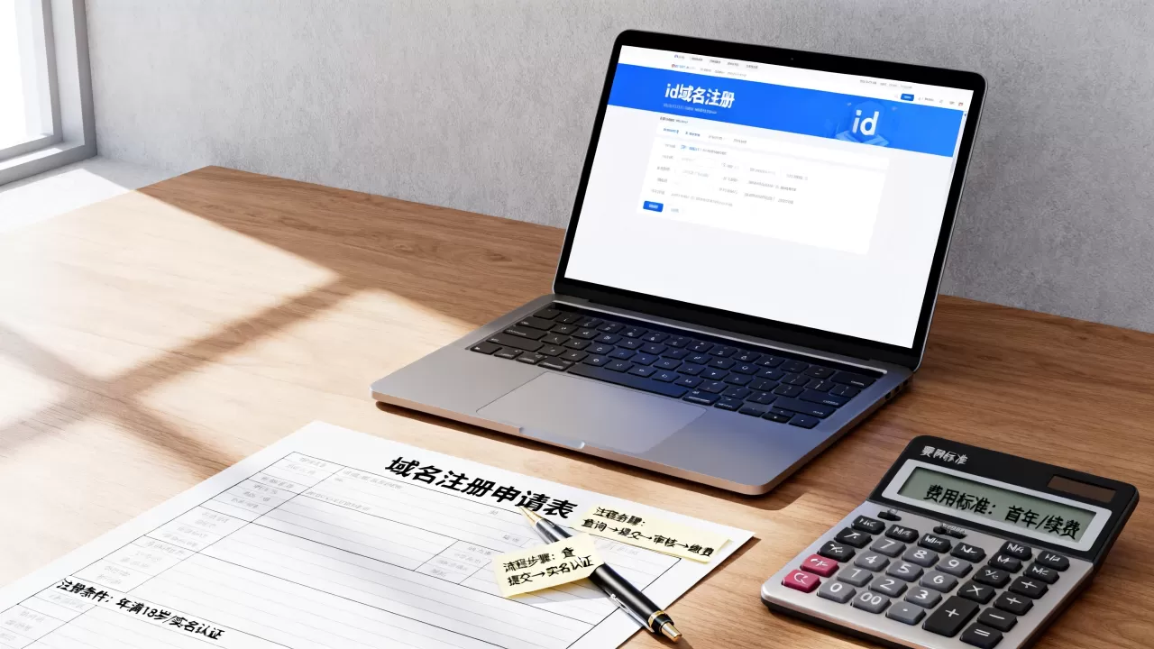 个人注册id域名需要什么条件?id域名注册流程及费用详解 个人注册id域名需要什么条件?id域名注册流程及费用详解