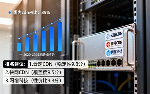 国内cdn占比多少?国内cdn服务商排名及选择建议