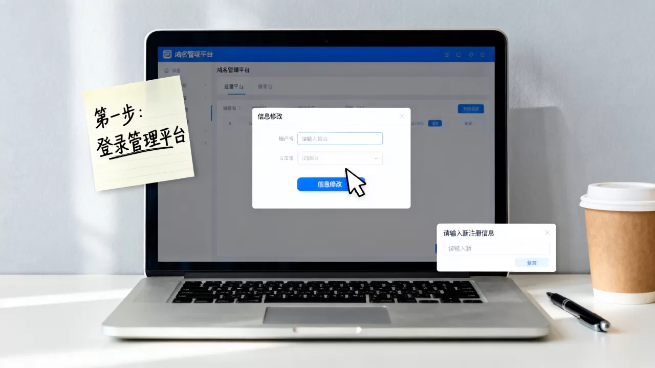 个人注册域名后如何更改?域名注册信息修改流程 个人注册域名后如何更改?域名注册信息修改流程