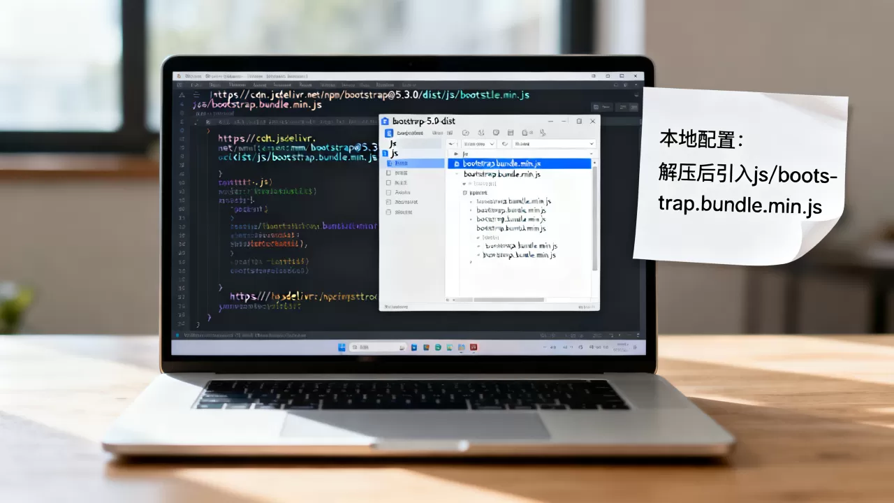 bootstrap.js cdn怎么引用？bootstrap.js本地下载与配置