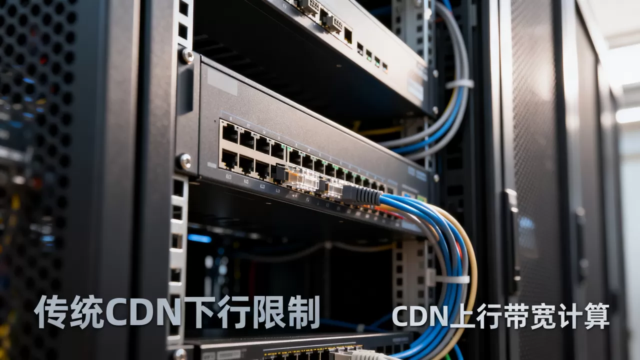 传统cdn仅有下行怎么办？cdn上行带宽怎么算