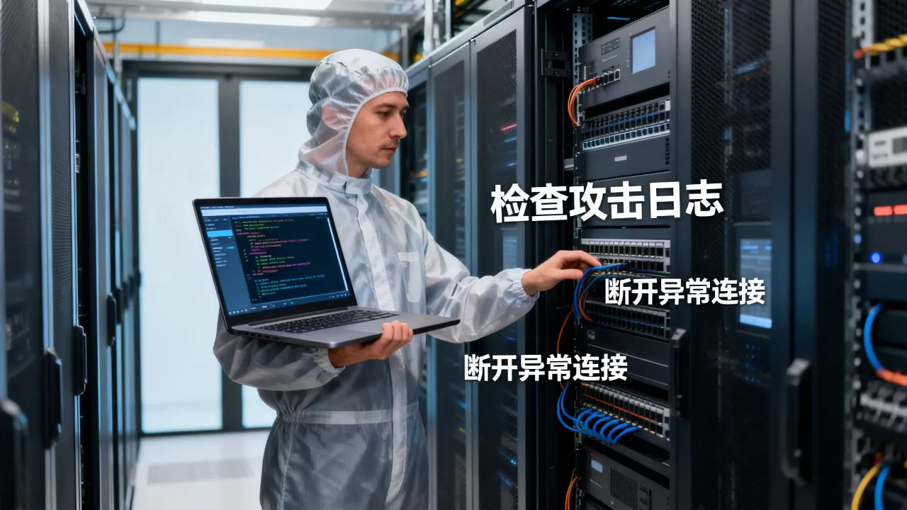 个人服务器被攻击机房停服务怎么办？服务器被攻击后如何快速恢复