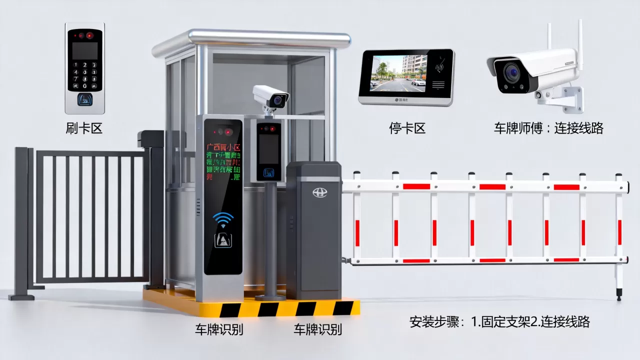 广西智能门禁考勤停车怎么用?广西小区门禁系统安装多少钱 广西智能门禁考勤停车怎么用?广西小区门禁系统安装多少钱
