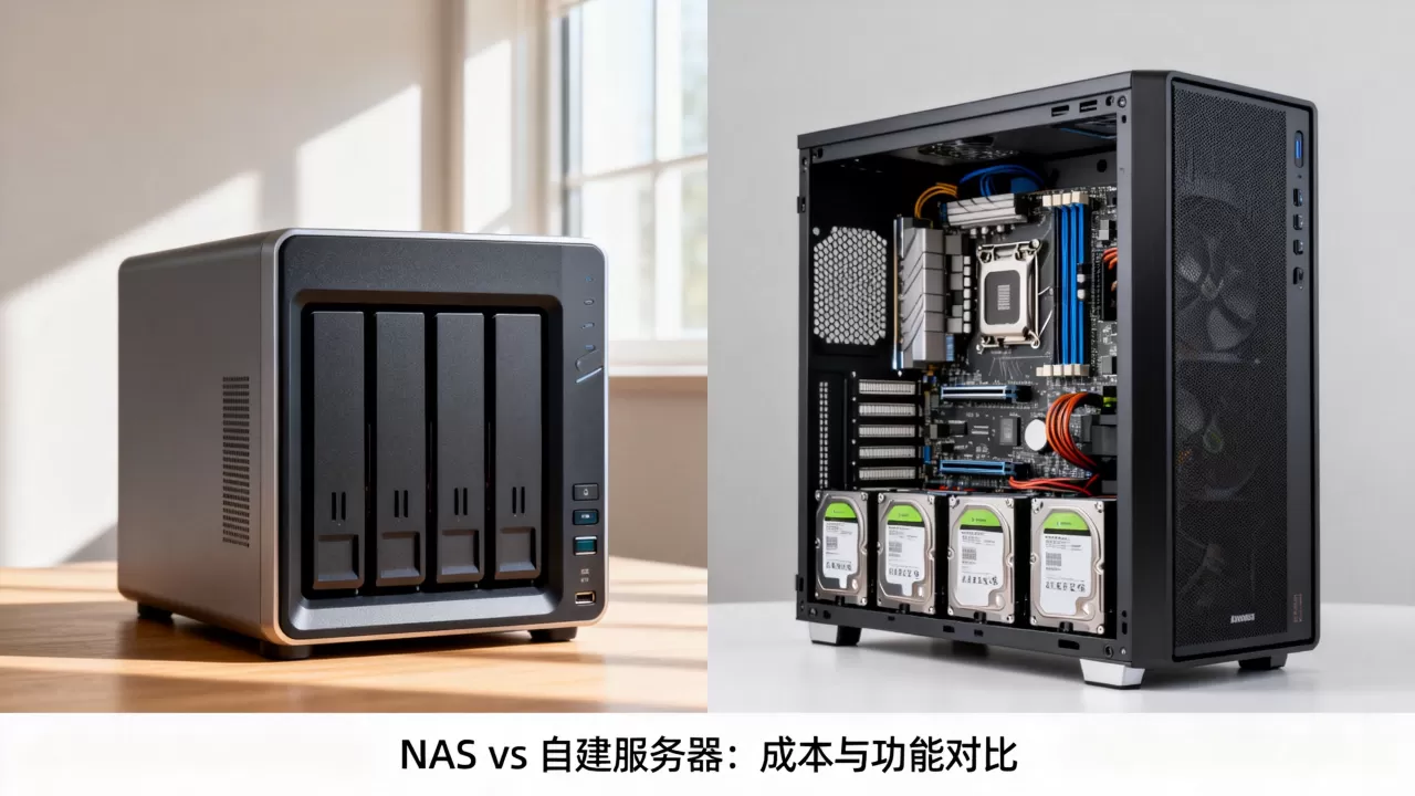个人服务器和网络存储哪个更划算?NAS和自建服务器怎么选 个人服务器和网络存储哪个更划算?NAS和自建服务器怎么选