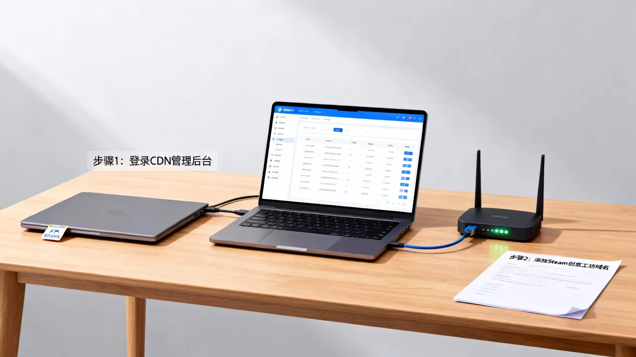 创意工坊cdn怎么配置？steam创意工坊cdn加速教程