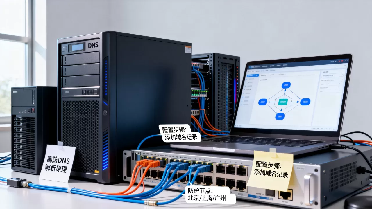 高防dns解析原理是什么？高防dns解析原理及配置方法