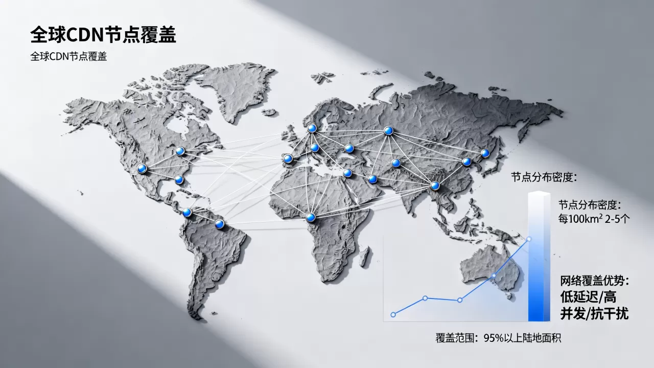 CDN网络覆盖范围多大？CDN节点分布有哪些优势