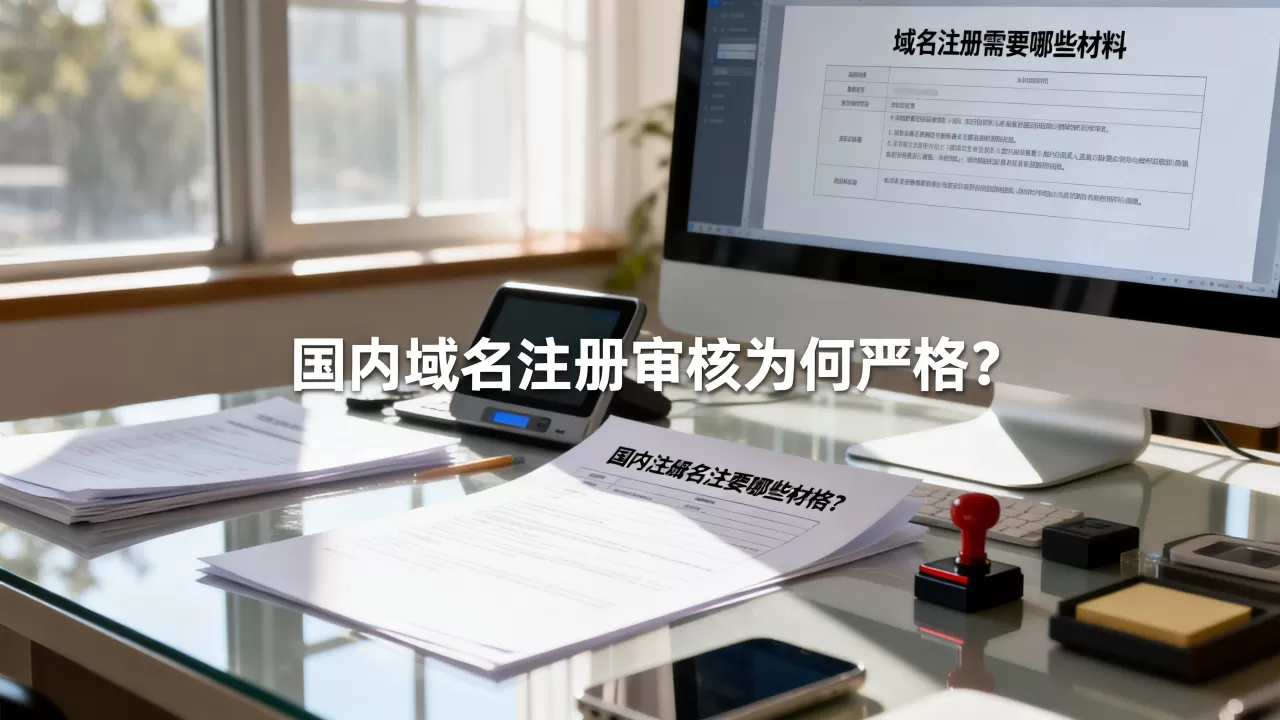 国内域名注册审核为何严格?域名注册需要哪些材料 国内域名注册审核为何严格?域名注册需要哪些材料