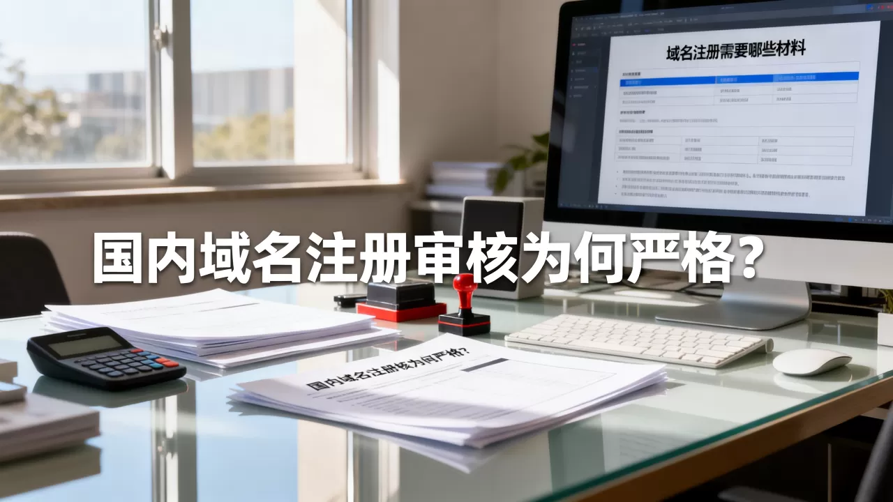 国内域名注册审核为何严格?域名注册需要哪些材料 国内域名注册审核为何严格?域名注册需要哪些材料