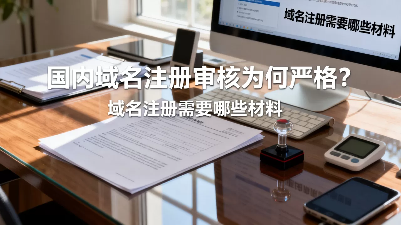 国内域名注册审核为何严格?域名注册需要哪些材料 国内域名注册审核为何严格?域名注册需要哪些材料